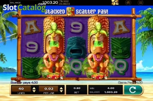 Οθόνη3. Tiki Idol Κουλοχέρης
