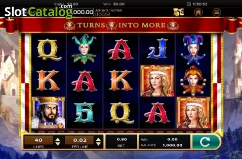 Οθόνη5. Joker's Riches Κουλοχέρης