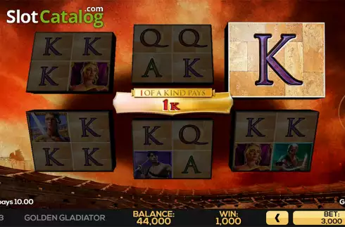 Οθόνη3. Golden Gladiator Κουλοχέρης