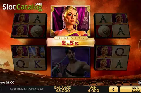 Οθόνη4. Golden Gladiator Κουλοχέρης