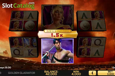 Οθόνη5. Golden Gladiator Κουλοχέρης