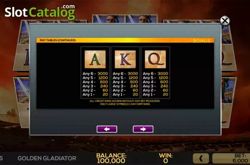 Οθόνη8. Golden Gladiator Κουλοχέρης