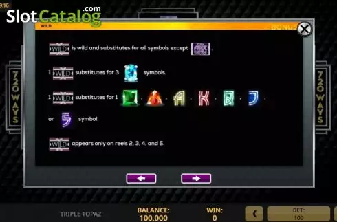 Οθόνη9. Triple Topaz Κουλοχέρης