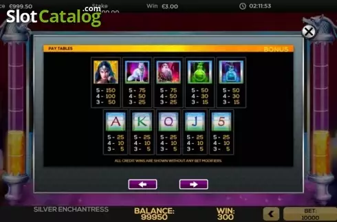 Οθόνη4. Silver Enchantress Κουλοχέρης