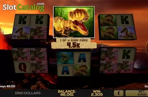 Οθόνη4. Dino Dollars Κουλοχέρης
