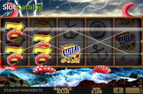 Οθόνη3. Stackin' Kraken 7s Κουλοχέρης