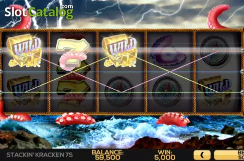 Οθόνη5. Stackin' Kraken 7s Κουλοχέρης
