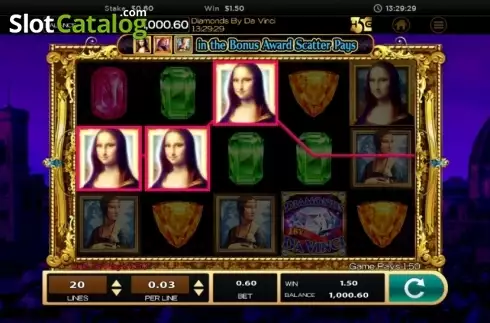 Οθόνη3. Da Vinci (High 5 Games) Κουλοχέρης