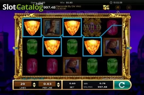 Οθόνη5. Da Vinci (High 5 Games) Κουλοχέρης