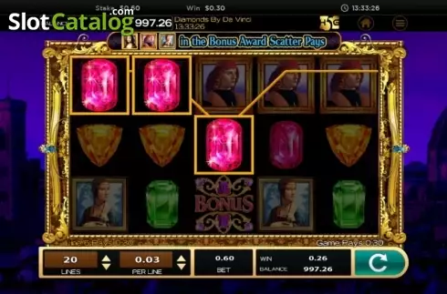 Οθόνη6. Da Vinci (High 5 Games) Κουλοχέρης