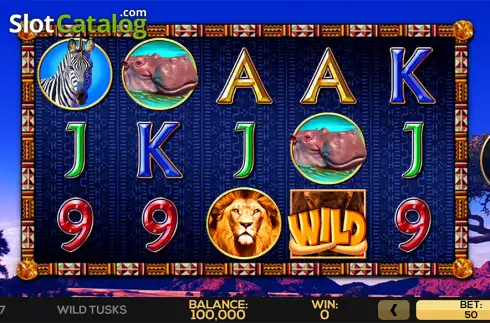 Οθόνη2. Wild Tusks Κουλοχέρης