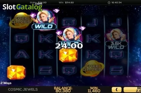 Οθόνη5. Cosmic Jewels (High 5 Games) Κουλοχέρης