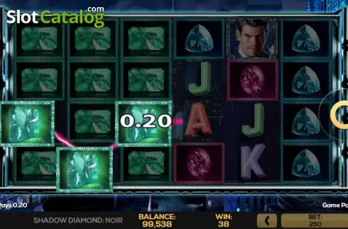 Οθόνη4. Shadow Diamond Noir Κουλοχέρης