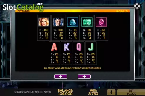 Οθόνη6. Shadow Diamond Noir Κουλοχέρης