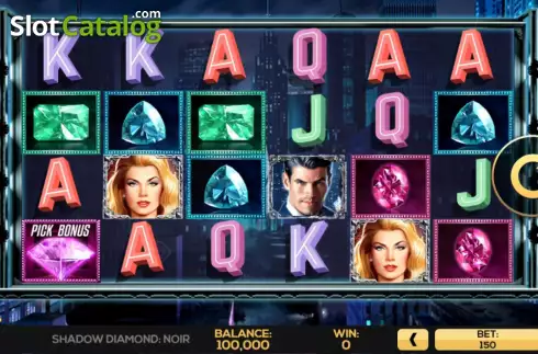Οθόνη2. Shadow Diamond Noir Κουλοχέρης