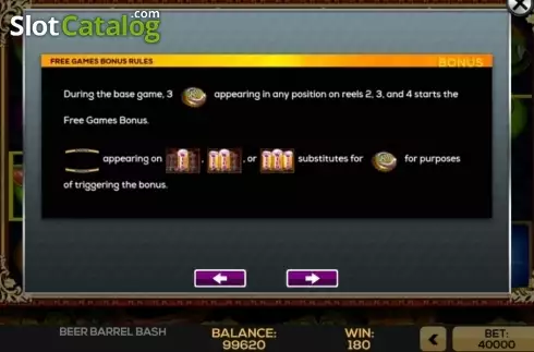 Οθόνη4. Beer Barrel Bash Κουλοχέρης