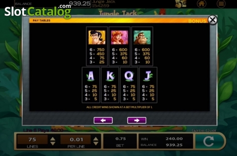 Οθόνη4. Jungle Jack Κουλοχέρης