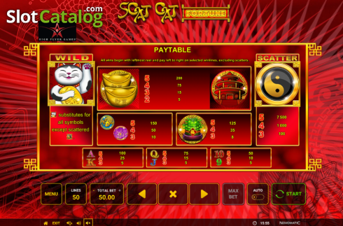 Οθόνη6. Scat Cat Fortune Κουλοχέρης