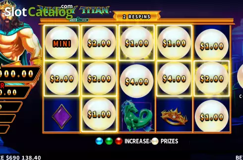 Οθόνη5. Mighty Titan Link and Win Κουλοχέρης
