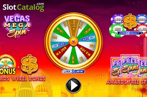 Οθόνη2. Vegas Mega Spin Κουλοχέρης