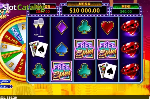Οθόνη5. Vegas Mega Spin Κουλοχέρης