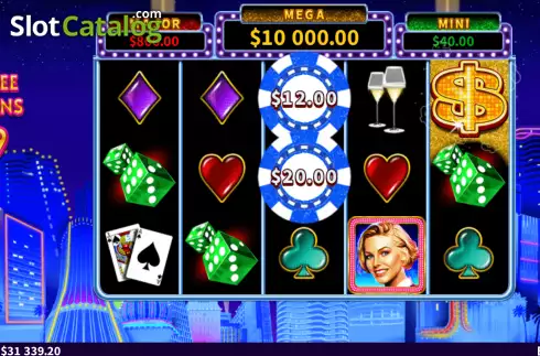 Οθόνη7. Vegas Mega Spin Κουλοχέρης