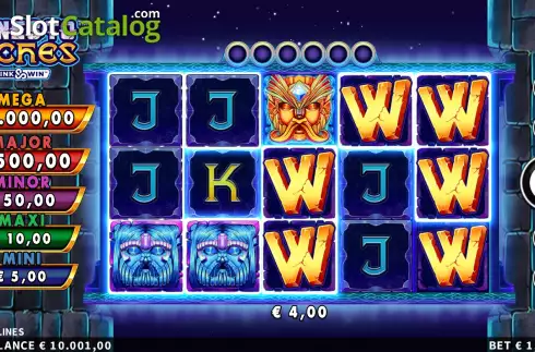 Οθόνη4. Runes to Riches Κουλοχέρης
