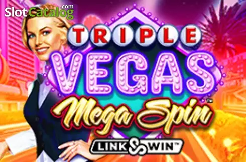 Triple Vegas Mega Spin Λογότυπο Triple Vegas Mega Spin Λογότυπο