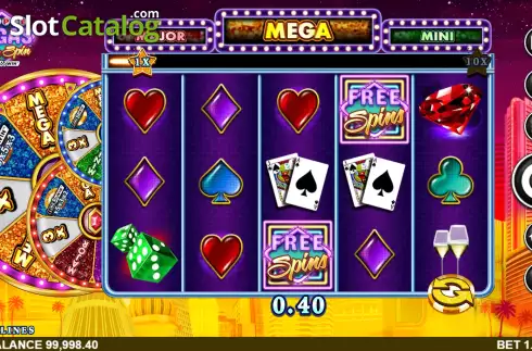 Οθόνη3. Triple Vegas Mega Spin Κουλοχέρης