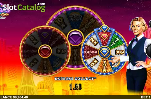 Οθόνη6. Triple Vegas Mega Spin Κουλοχέρης