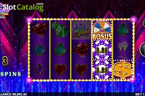 Οθόνη9. Triple Vegas Mega Spin Κουλοχέρης