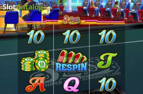 Οθόνη2. Super Royal Straight Flush Κουλοχέρης