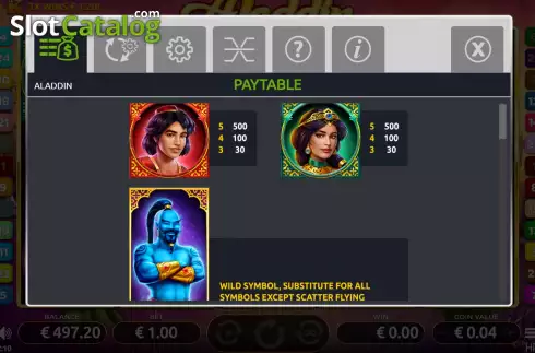 Οθόνη5. Aladdin (Holland Power Gaming) Κουλοχέρης