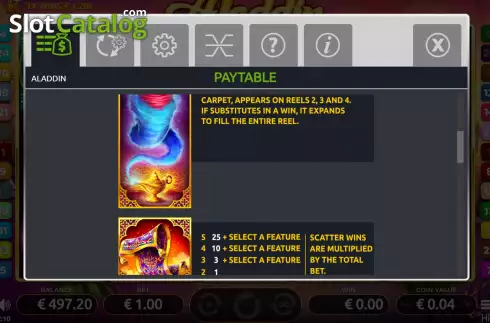 Οθόνη6. Aladdin (Holland Power Gaming) Κουλοχέρης