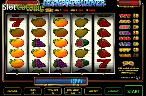Οθόνη4. Jackpot Runner Κουλοχέρης