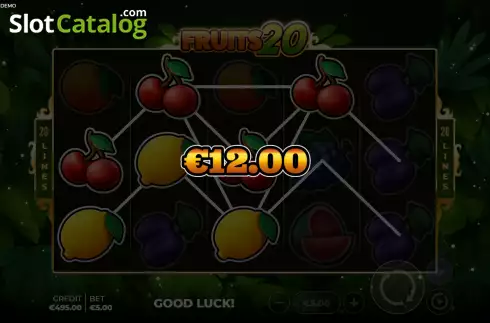 Οθόνη3. Fruits 20 Κουλοχέρης