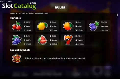 Οθόνη7. Ring the Wild Bell XL Κουλοχέρης