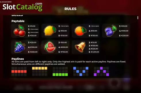 Οθόνη7. Bells Bonus Spin Κουλοχέρης