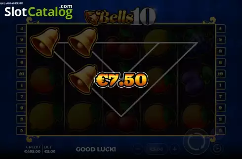 Οθόνη5. Bells 10 Bonus Spin Κουλοχέρης
