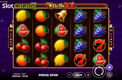 Οθόνη2. Bells XL Bonus Spin Κουλοχέρης