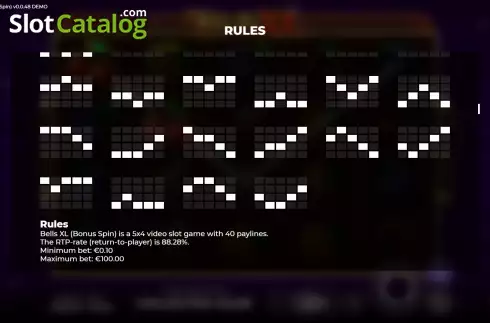Οθόνη9. Bells XL Bonus Spin Κουλοχέρης