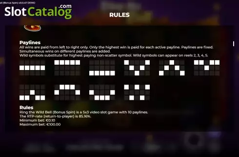 Οθόνη8. Ring the Wild Bell Bonus Spin Κουλοχέρης