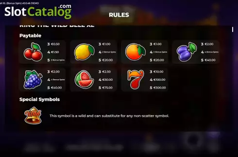 Οθόνη7. Ring the Wild Bell XL Bonus Spin Κουλοχέρης 