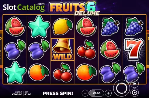 Οθόνη2. Fruits 6 Deluxe Κουλοχέρης