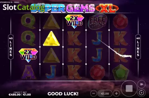 Οθόνη3. Super Gems XL Κουλοχέρης