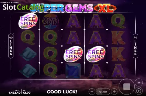 Οθόνη5. Super Gems XL Κουλοχέρης