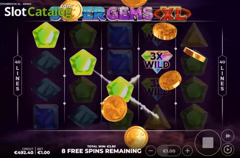 Οθόνη4. Super Gems XL Κουλοχέρης