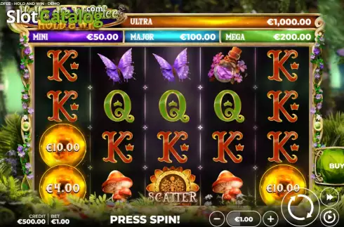 Οθόνη2. Holla die Waldfee: Hold & Win Κουλοχέρης