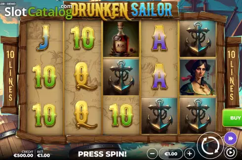 Οθόνη3. Drunken Sailor (Hölle Games) Κουλοχέρης
