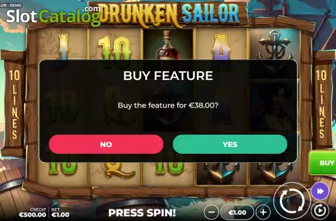 Οθόνη7. Drunken Sailor (Hölle Games) Κουλοχέρης